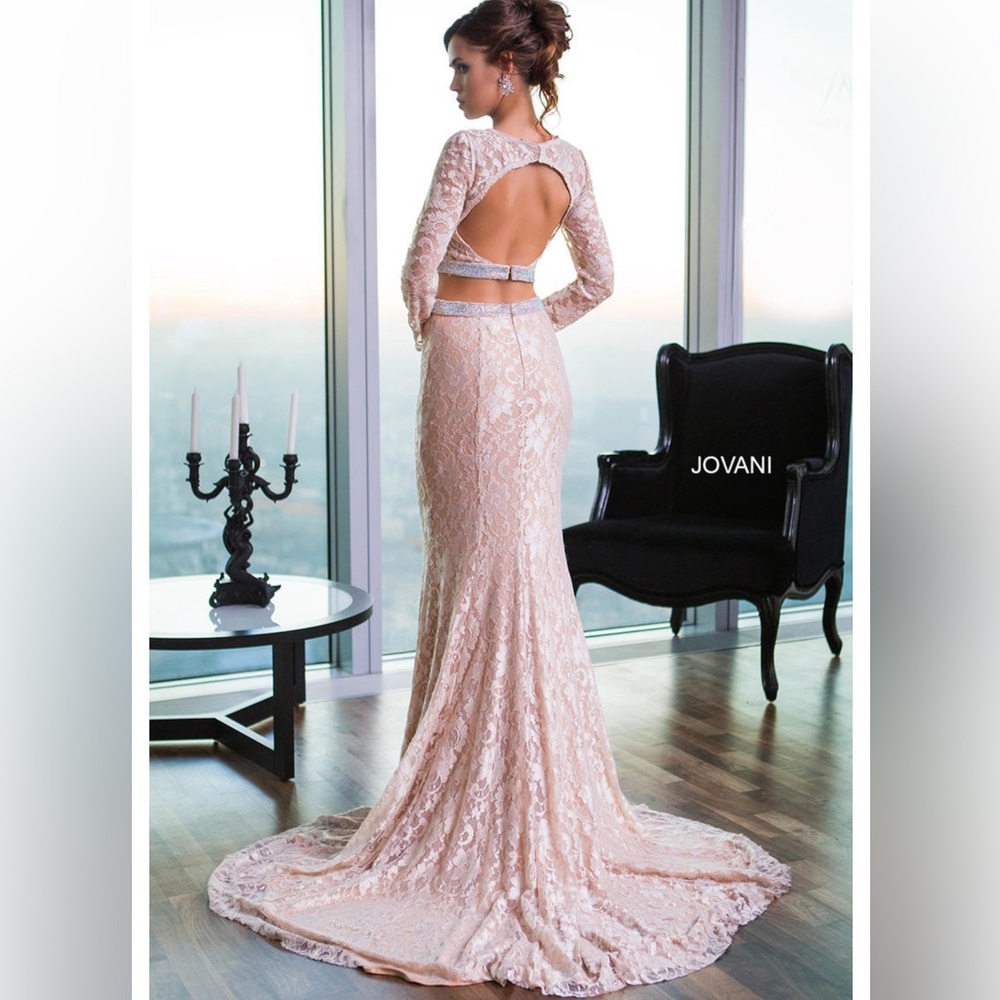 Navy Blue JOVANI PROM 26335